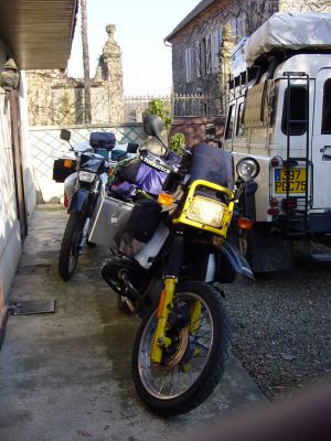 France - Lembeye Moto XT600 R100GS LandRover