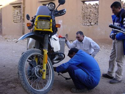 Maroc - Tinerhir Moto R100GS