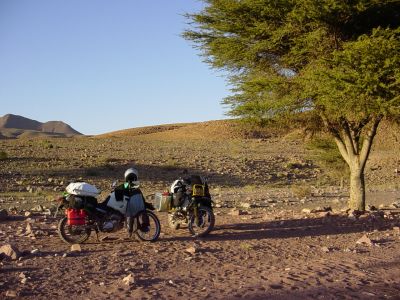 Maroc - Moto XT600 R100GS Bivouac