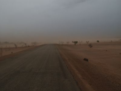 Mali - Environs de Douentza Vent de sable