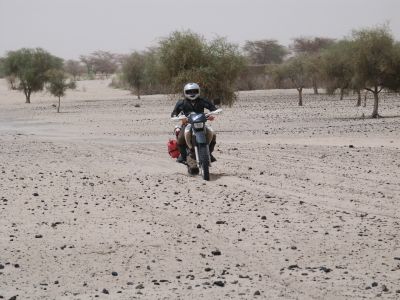 Mali - Tombouctou Moto XT600 Alain