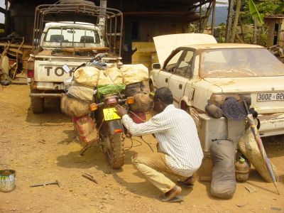 Congo - Lastourville Moto XT600