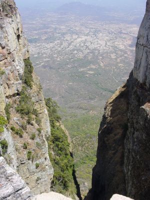 Angola - Environs de Lubango la faille