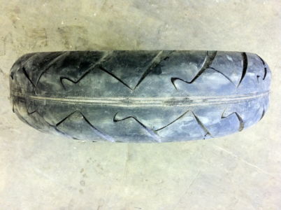 28-Conti Road Attack Tyre After 11 000 Kms